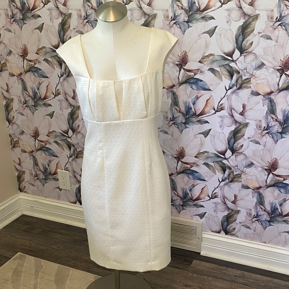 Calvin Klein White Midi Dress